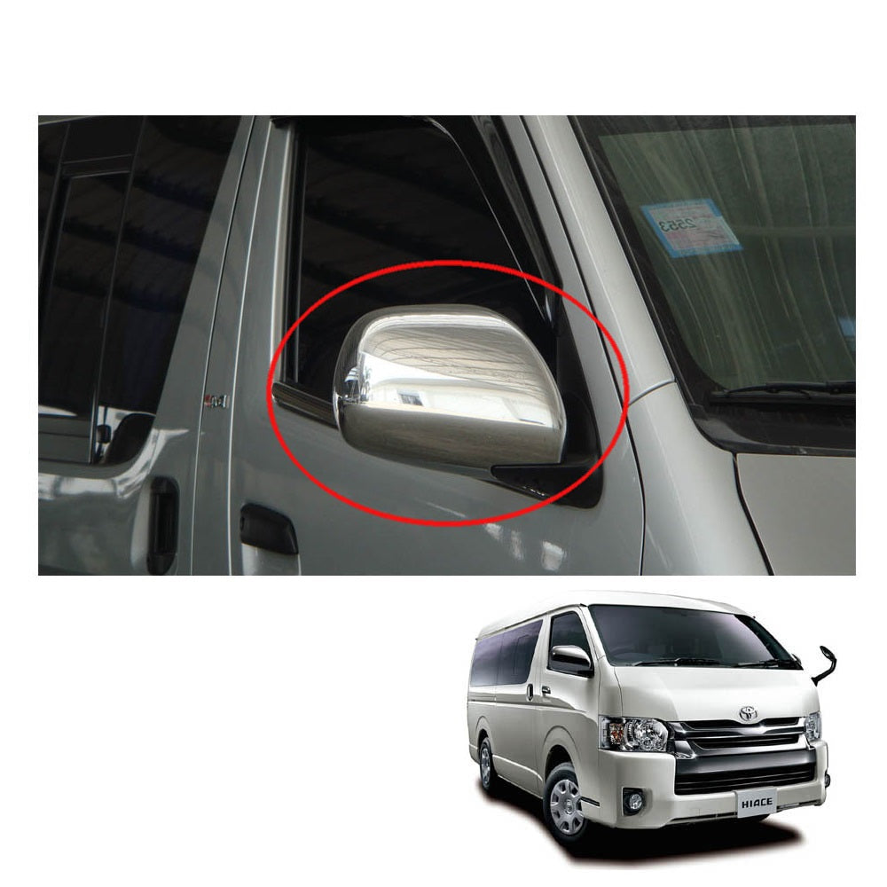 Chrome Electric Door Right mirrors FOR Toyota Hiace  2005 - 2018
