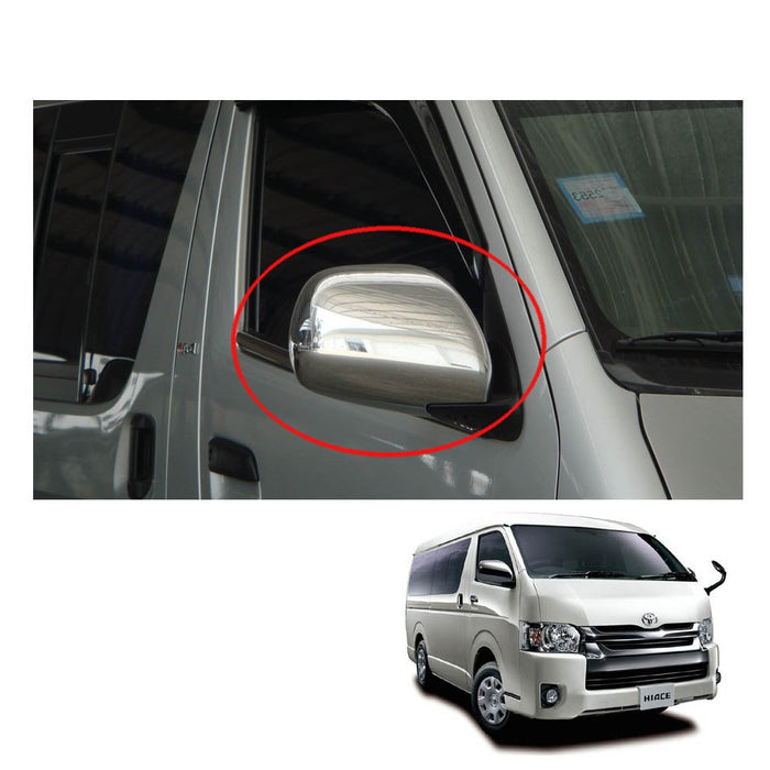 Chrome Electric Door Right mirrors FOR Toyota Hiace  2005 - 2018