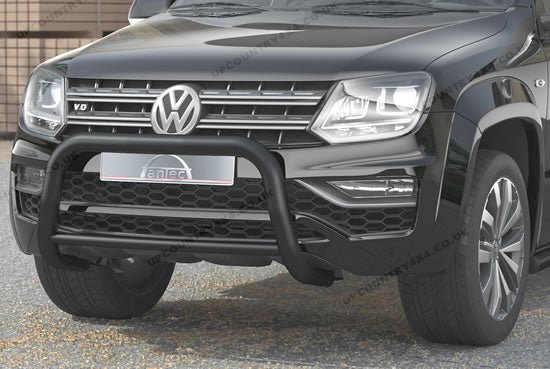 VW Amarok Low Loop Nudge Bar 2005-2018 3''  Black Steel Nudge Bar