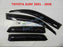 Door Visor / Weather Shield / Monsoon Guard For  FOR TOYOTA SURF  2001 - 2006