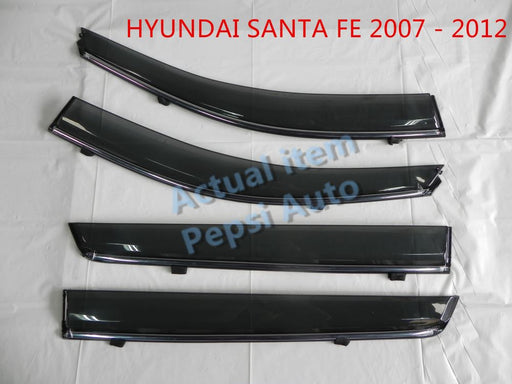 Door Visor / Weather Shield / Monsoon Guard for HYUNDAI SANTA FE 07-12 (4 PIECE)