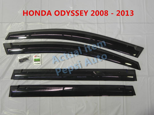 Door Visor / Weather Shield / Monsoon Guard For HONDA ODYSSEY 08--13 (4 PIECE)