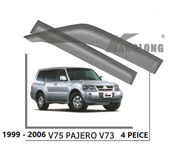 Door Visor / Weather Shield / Monsoon Guard For   PAJERO V73 1999–2006