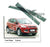 Door Visor / Weather Shield / Monsoon Guard For FORD KUGA / ESCAPE 2013 - 2016