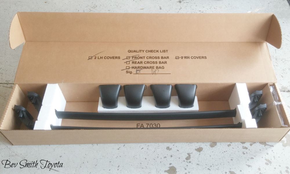 OEM Style ROOF RACK TOP CROSS BAR X 2 FOR TOYOTA HIGHLANDER 2014 + (GX or GXL)