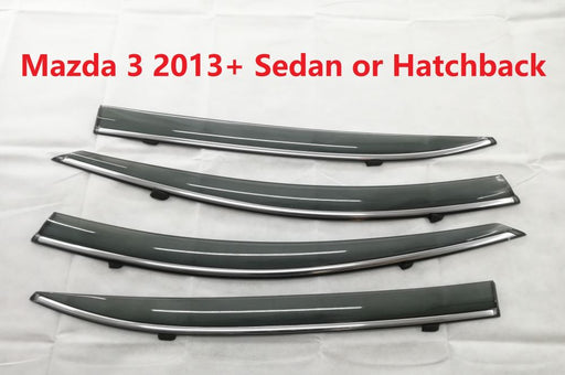 Door Visor / Weather Shield / Monsoon Guard for MAZDA 3 Axela 2013+ (4 piece)