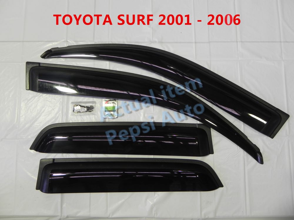 Door Visor / Weather Shield / Monsoon Guard For  FOR TOYOTA SURF  2001 - 2006
