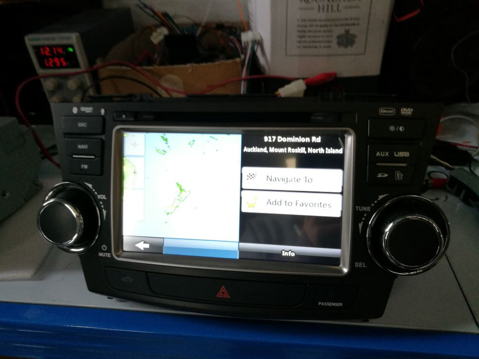 Pioneer Totoya Highlander OEM GPS NAV DVD USB Bluetooth USB AUX Stereo
