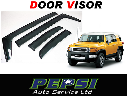 Door Visor / Weather Shield / Monsoon Guard for TOYOTA FJ CRUISER +  (4 PIECE)