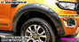 MATT BLACK FENDER FLARE WHEEL ARCH WITH NUT FOR FORD RANGER PX3  2019+