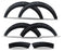 FOR HIACE 2005- CURRENT ---  MATT BLACK FENDER FLARE WHEEL ARCH WITH NUT