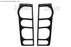 Tail Light  (MATTE BLACK) ( Pair） for D MAX 2012 - 2015