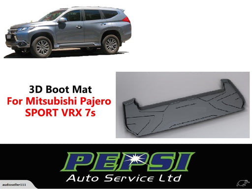 3D Boot Liner / Cargo Mat / Trunk liner Tray for Mitsubishi Pajero SPORT VRX 7s