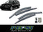 Door Visor / Weather Shield / Monsoon Guard For BMW X5 E70 F15 07 - 18 (4 PIECE)