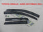 Door Visor / Weather Shield / Monsoon Guard For  FOR TOYOTA COROLLA / AURIS 12+