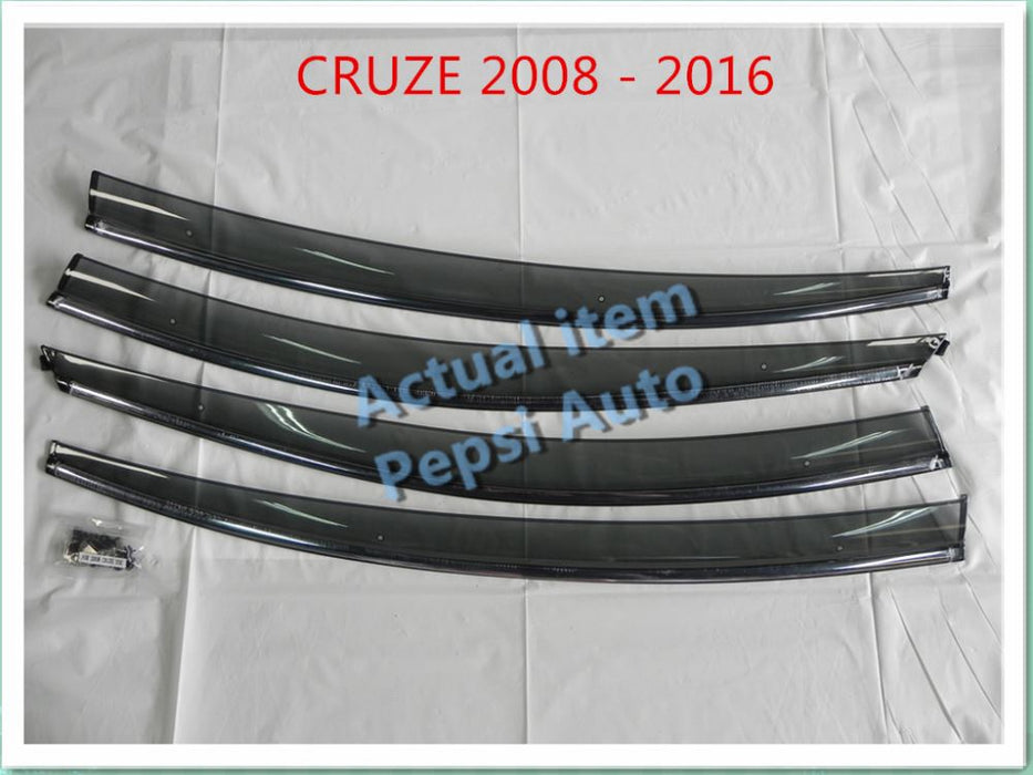 Door Visor / Weather Shield / Monsoon Guard For HOLDEN CRUZE 08-15 (Sedan )