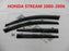 Door Visor / Weather Shield / Monsoon Guard For HONDA STREAM 2000 - 2006