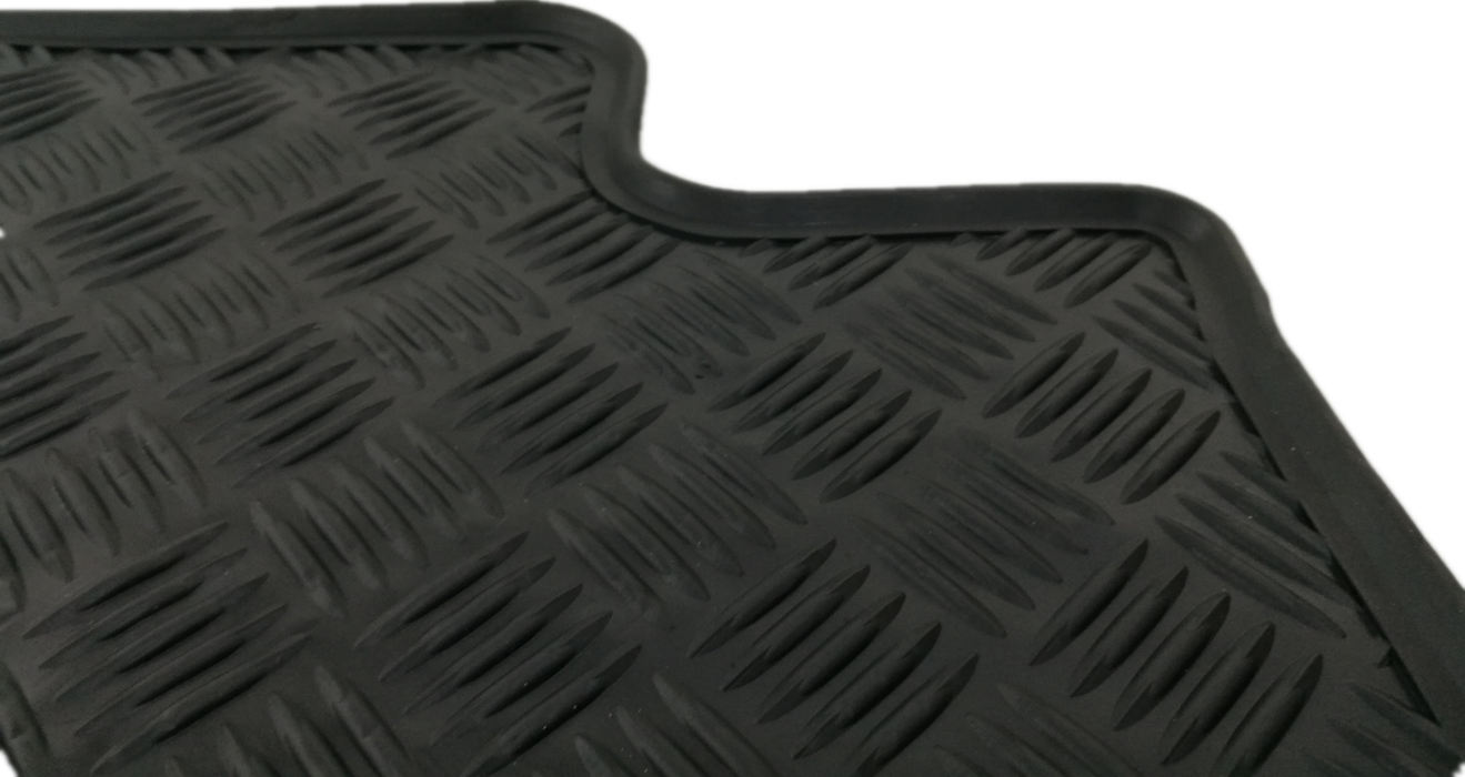 All Weather Rubber Latex Floor Mat Mats for TOYOTA HILUX DOUBLE CAB 2005 - 2014