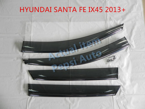Door Visor / Weather Shield / Monsoon Guard For HYUNDAI SANTA FE 2013+ (4 PIECE)