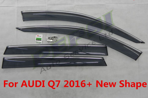 Door Visor / Weather Shield / Monsoon Guard For AUDI Q7 2016+ New Shape  4 PIECE