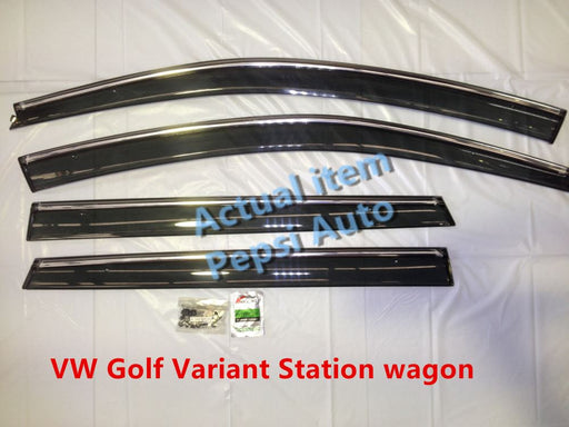Door Visor / Weather Shield / Monsoon Guard For VW Golf Variant Station wagon