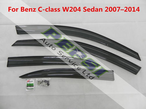 Door Visor / Monsoon Guard For  Benz C class W204 Sedan  2007–2014   (4 PIECE)