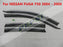 Door Visor / Weather Shield / Monsoon Guard for NISSAN FUGA Y50 2004 - 2009
