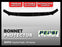 Bonnet Protector BUG GUARD WIND DEFLECTOR (Smoked) FOR Toyota  Prado 150 2010+