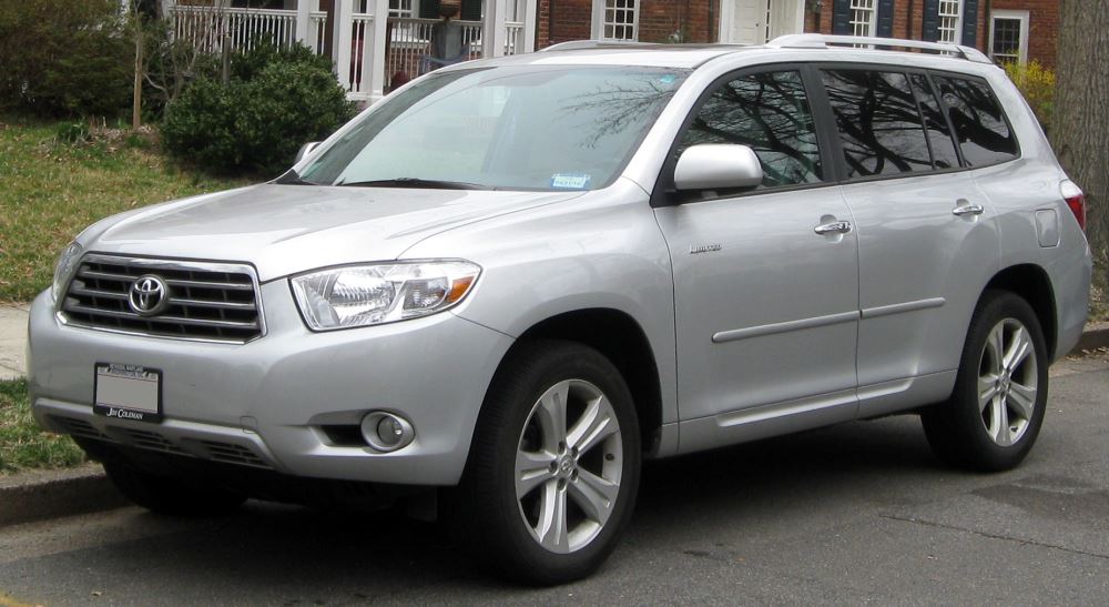 Running Board Side Step for  Toyota Highlander 2008 -- 2013