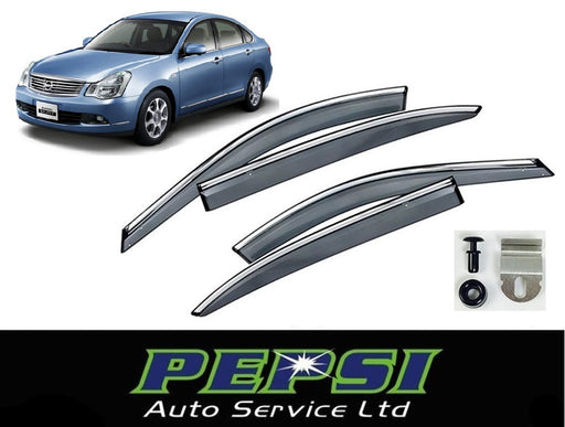 Door Visor / Weather Shield / Monsoon Guard for NISSAN Bluebird Sylph 05 - 12