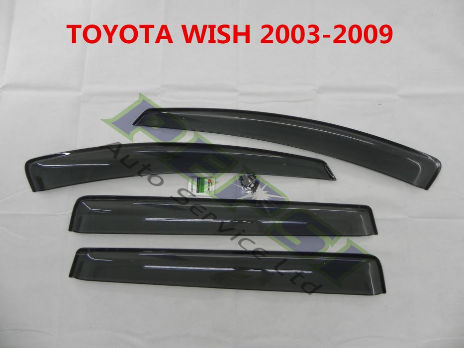 Door Visor / Weather Shield / Monsoon Guard For  FOR TOYOTA Wish 2003 - 2009