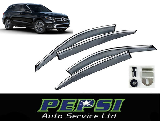 Door Visor / Monsoon Guard For  Benz GLC 2015+   (4 PIECE)