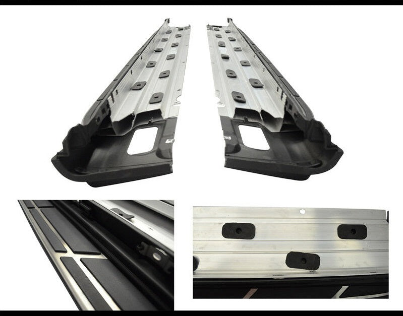Side Step Trim Running Board Nerf Bar Aluminum For PORSCHE CAYENNE 2011 - 2017