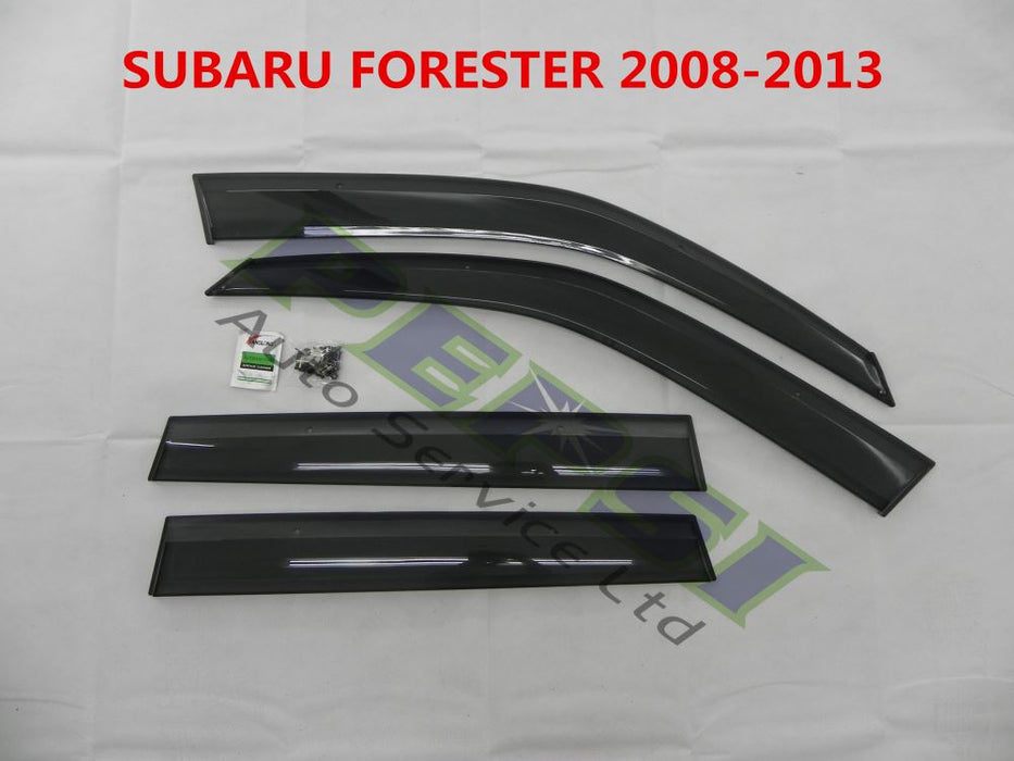 Door Visor / Weather Shield / Monsoon Guard For  SUBARU FORESTER  2008–2013