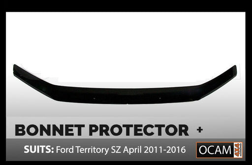 Bonnet Protector BUG GUARD WIND DEFLECTOR (black) FOR Ford TERRITORY 2011 -2016