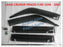 Door Visor / Weather Shield / Monsoon Guard For TOYOTA PRADO 90 series (4 PIECE)