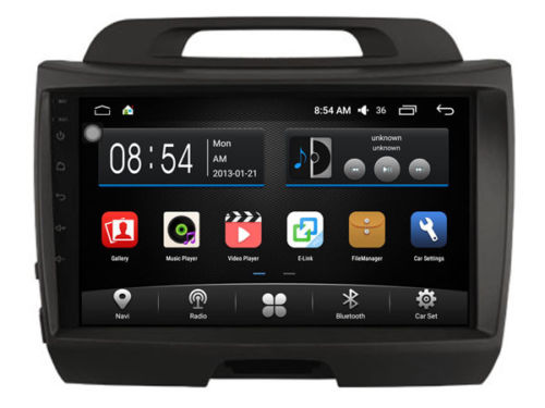 Kia Sportage 2010 - 2015 ANDROID  GPS Stereo Navi BT 9 inch Car Stereo Player