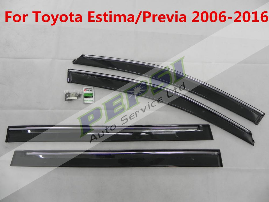 Door Visor / Weather Shield / Monsoon Guard for Toyota Estima / Previa 2006-2016