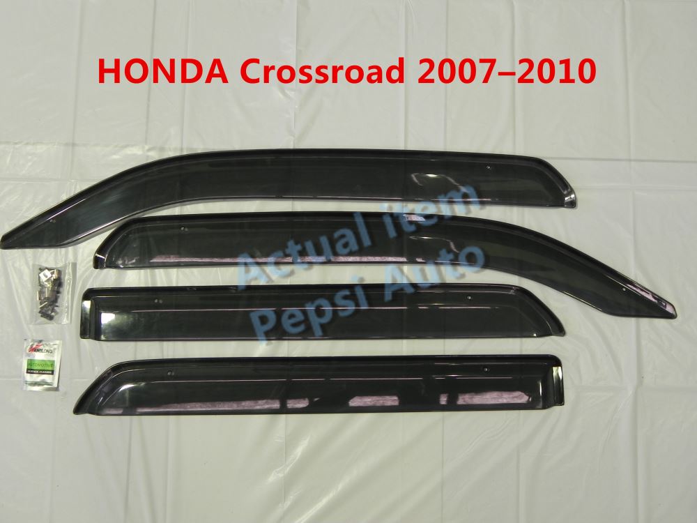 Door Visor / Weather Shield / Monsoon Guard For HONDA Crossroad 07–10 (4 PIECE)