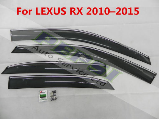 Door Visor / Weather Shield / Monsoon Guard For LEXUS RX 2010–2015 (4 piece)
