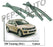 Door Visor / Weather Shield / Monsoon Guard For  VW TOUAREG 2011+ (4 PIECE)
