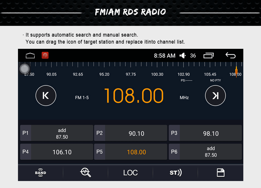 Kia Sportage 2010 - 2015 ANDROID  GPS Stereo Navi BT 9 inch Car Stereo Player