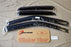Door Visor / Weather Shield / Monsoon Guard for HOLDEN RODEO 2002 -- 2008