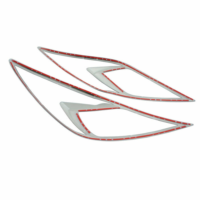 Set of Head Light Cover Trim Matt Black for MAZDA BT-50 2012+