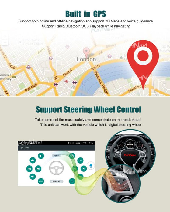 Holden Colorado / Isuzu Dmax  9 INCH Android 6.0 Car GPS Wifi Radio camera in