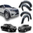 MATT BLACK FENDER FLARE WHEEL ARCH WITH NUT FOR NISSAN NAVARA NP300 15-18