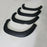 MATT BLACK OEM FENDER FLARE WHEEL ARCH WITH NUT FOR TOYOTA HILUX 2015 - 2018