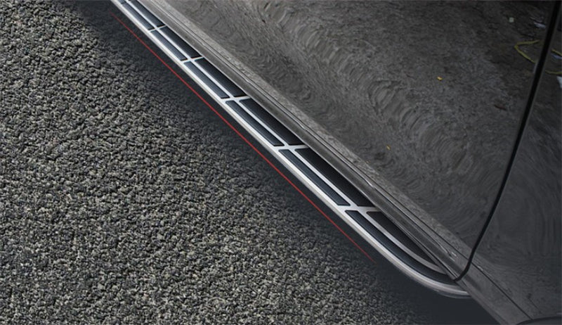 Side Step Trim Running Board Nerf Bar Aluminum For PORSCHE CAYENNE 2011 - 2017