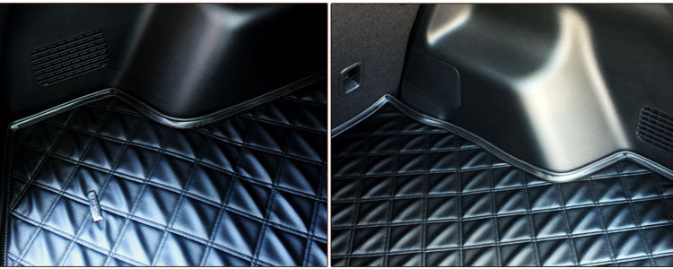 LEATHER  BOOT LINER  FLOOR MAT for BENZ C CLASS S204 STATION WAGON 2007–2014