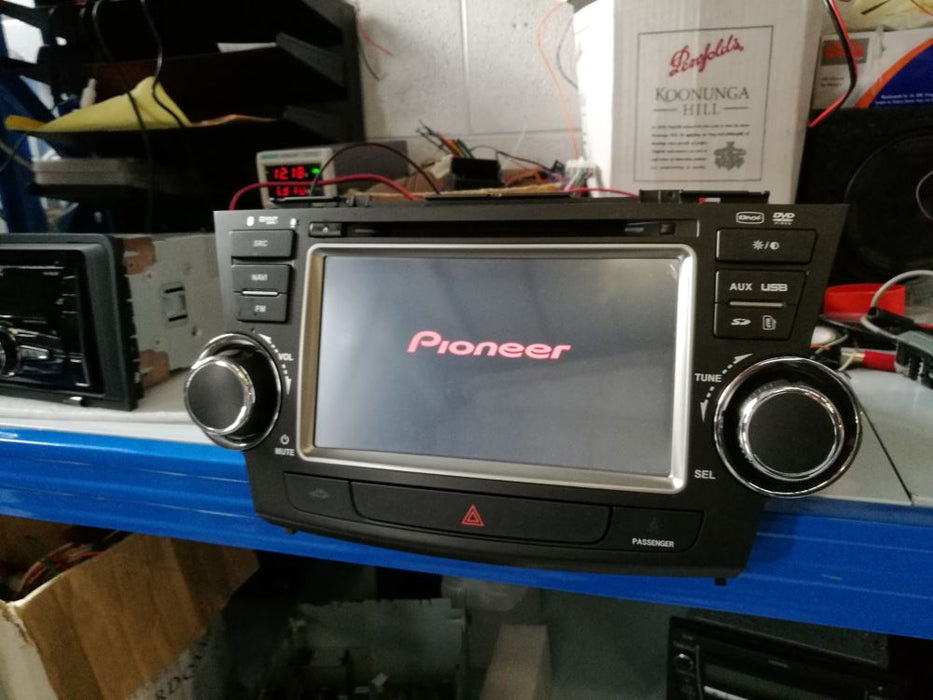 Pioneer Totoya Highlander OEM GPS NAV DVD USB Bluetooth USB AUX Stereo